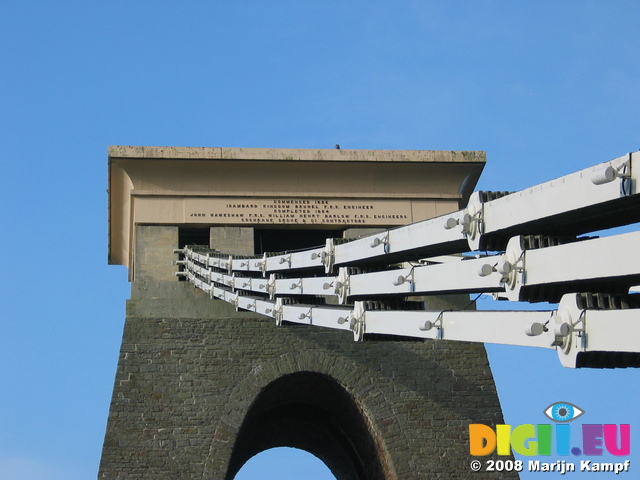 23649 Clifton suspension bridge detail